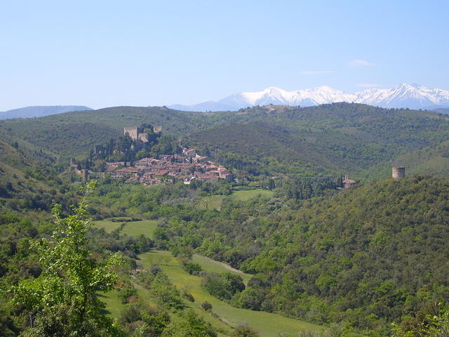 villiage in the mountains ( Castelnou )