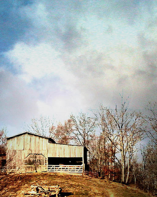 Barn On Top Of Hill - Southwest Virginia