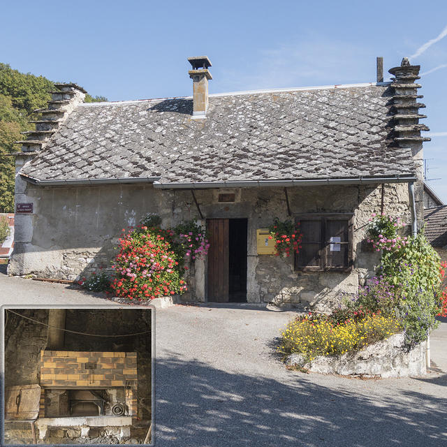 Brick oven of the small village of Marignieu