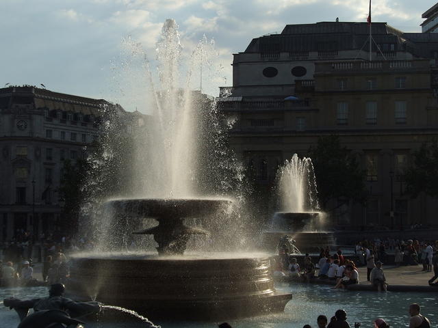 Fountains, Trafalgar Square, London