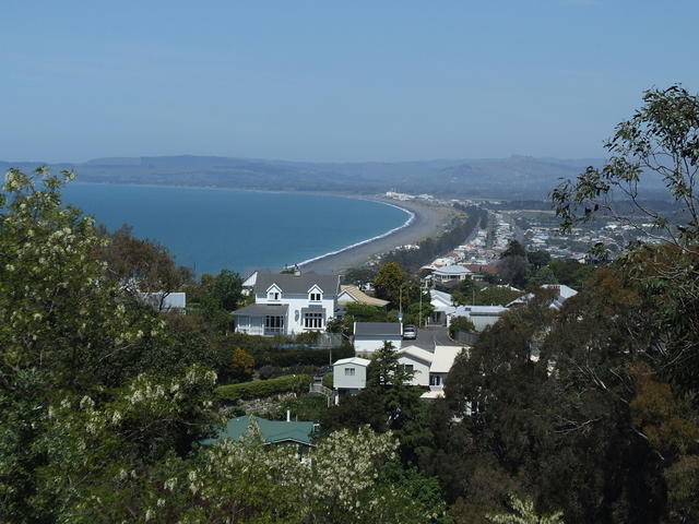 Napier waterfront from Bluff Hill, New Zealand