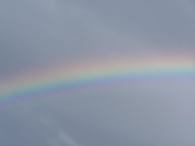 Rainbow in the sky