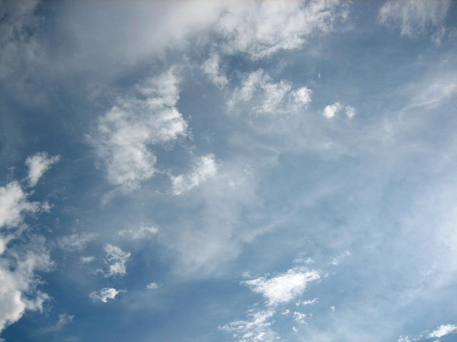 Sky with clouds