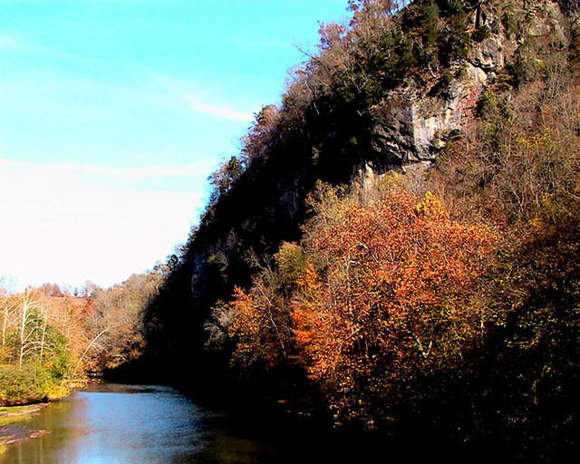 Clinch River At Fort Blackmore, Southwest Virginia