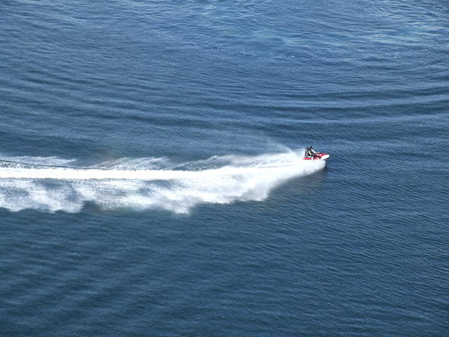 jetski on the water