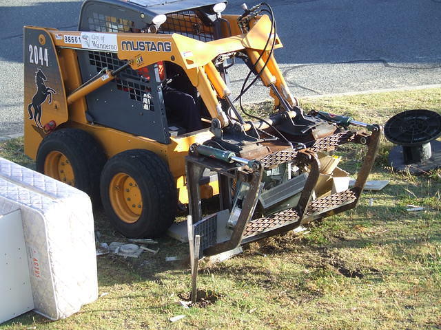 Man exacts revenge on his computers, Wanneroo, Western Australia.