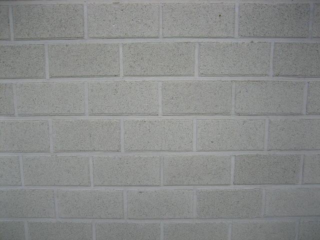White stone brick wall