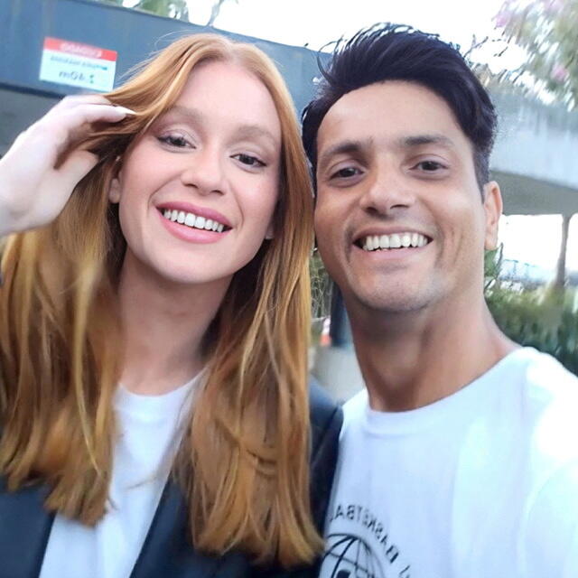 Romero Silva e Marina Ruy Barbosa na Globo
