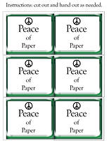 Peace of Paper