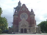 Malmô, church at Triagnl, front