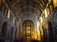 Church interior in Oaxaca