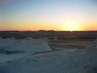 Sunset over the White Desert, Egypt