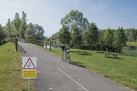 The cycle path Via Rhôna