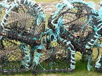 Lobster creels, Eigg