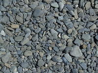 Pebbles on beach