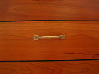 red wooden furniture interior design texture handle drawer