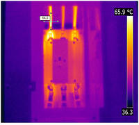 Infrared Image - Overheating Contactor Connection.bmp