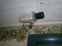 Old unplugged security Camera