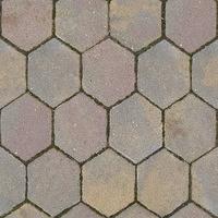 Seamless hexagon paving stones - 512x512